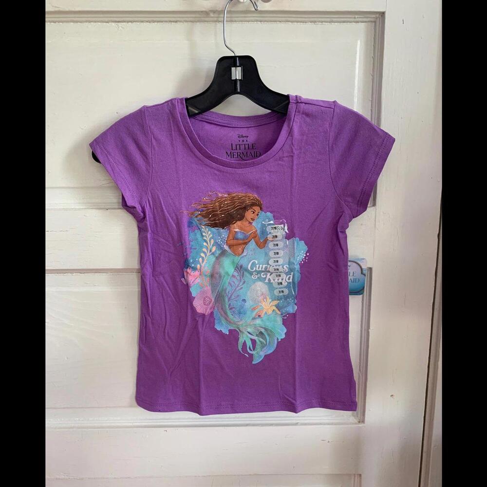 NWT Disney The Little Mermaid Shirt Size Kids 7/8